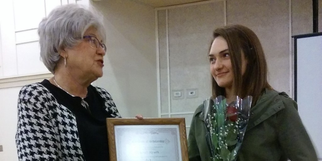 2016 scholarship recipient Rachel&nbsp;Krulls